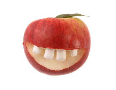 Bio-Zahnersatz-Zahnapfel